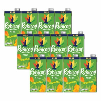 Rubicon Tropical Fruit Juice, 12 x 1L Rubicon Tropical Fruit Juice, 12 x 1L