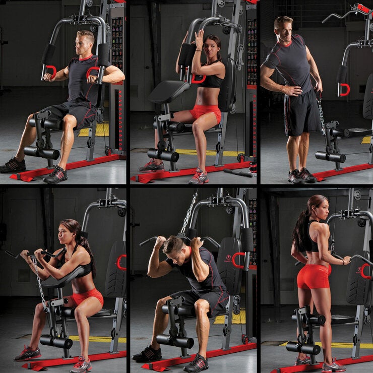 Lifestyle image of people using the home gym Lifestyle image of people using the home gym
