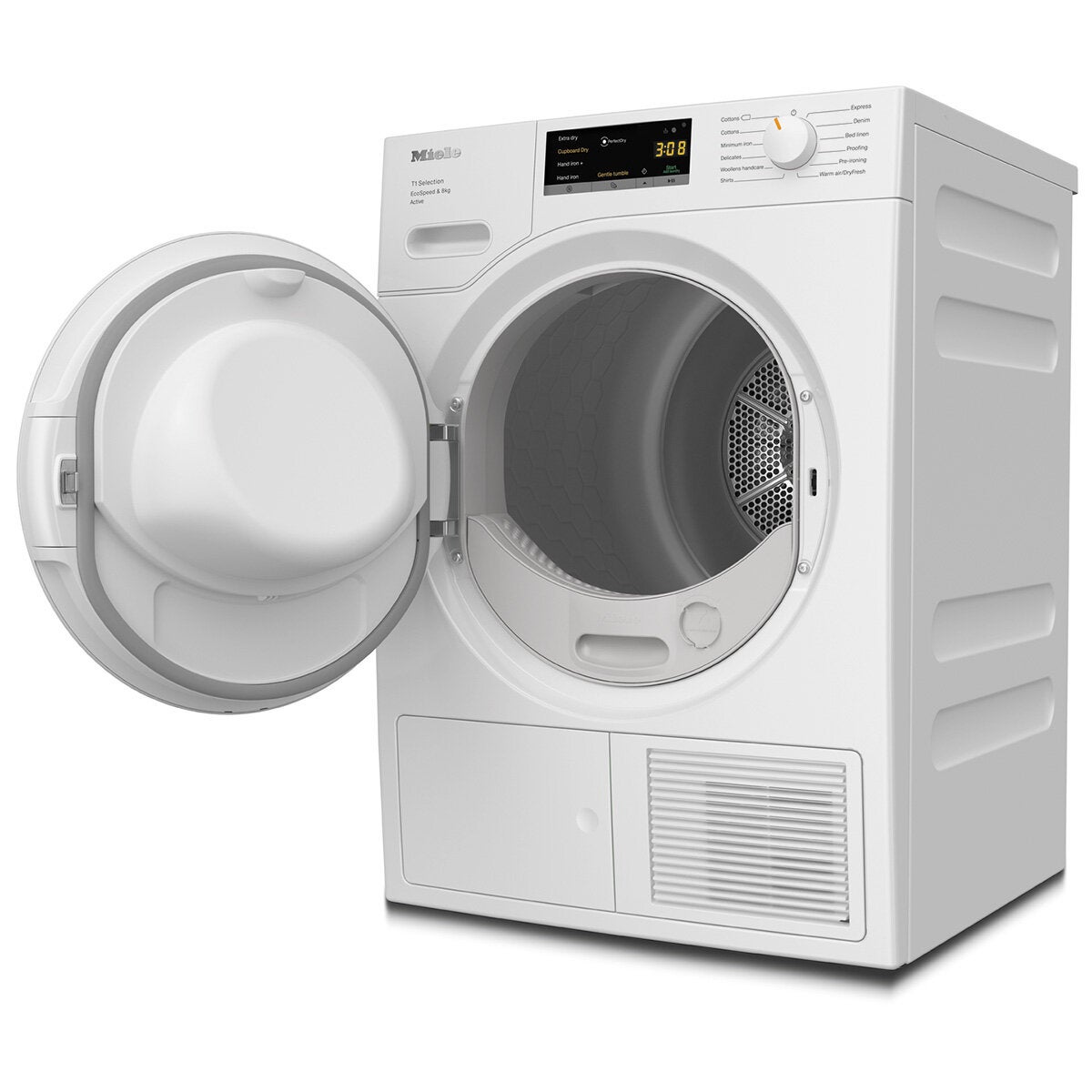 Miele TSA523 WP 8kg Heat Pump Tumble Dryer, A+++ Rated in White Miele TSA523 WP 8kg Heat Pump Tumble Dryer, A+++ Rated in White