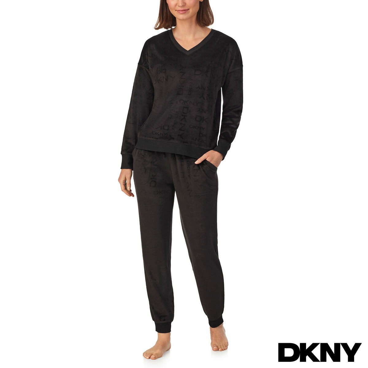 DKNY Velour Lounge Set