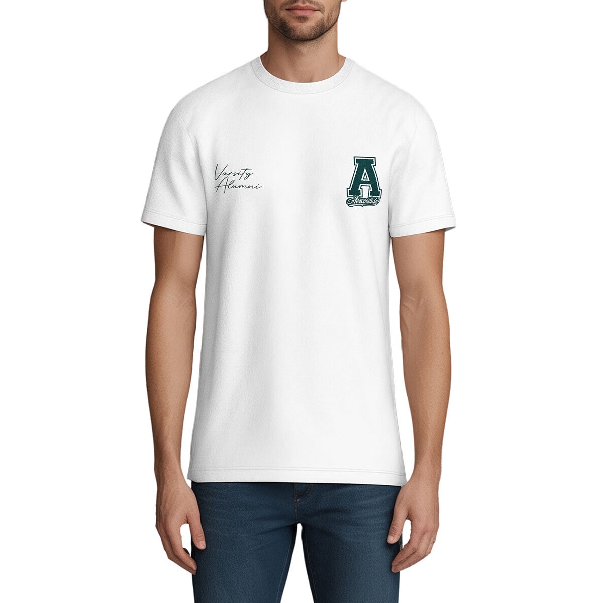 Aeropostale Men's T-Shirt in White