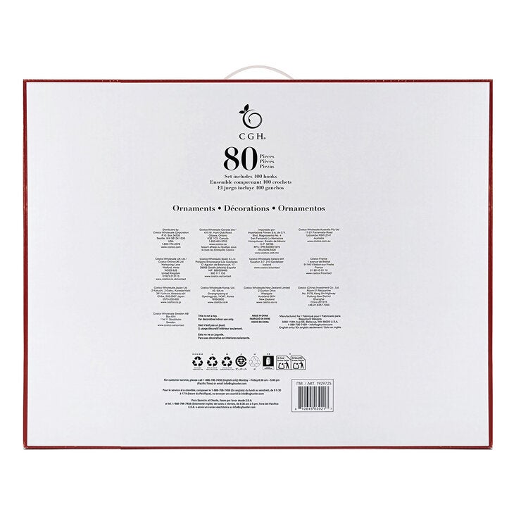 80CT Shatterproof ornament Set