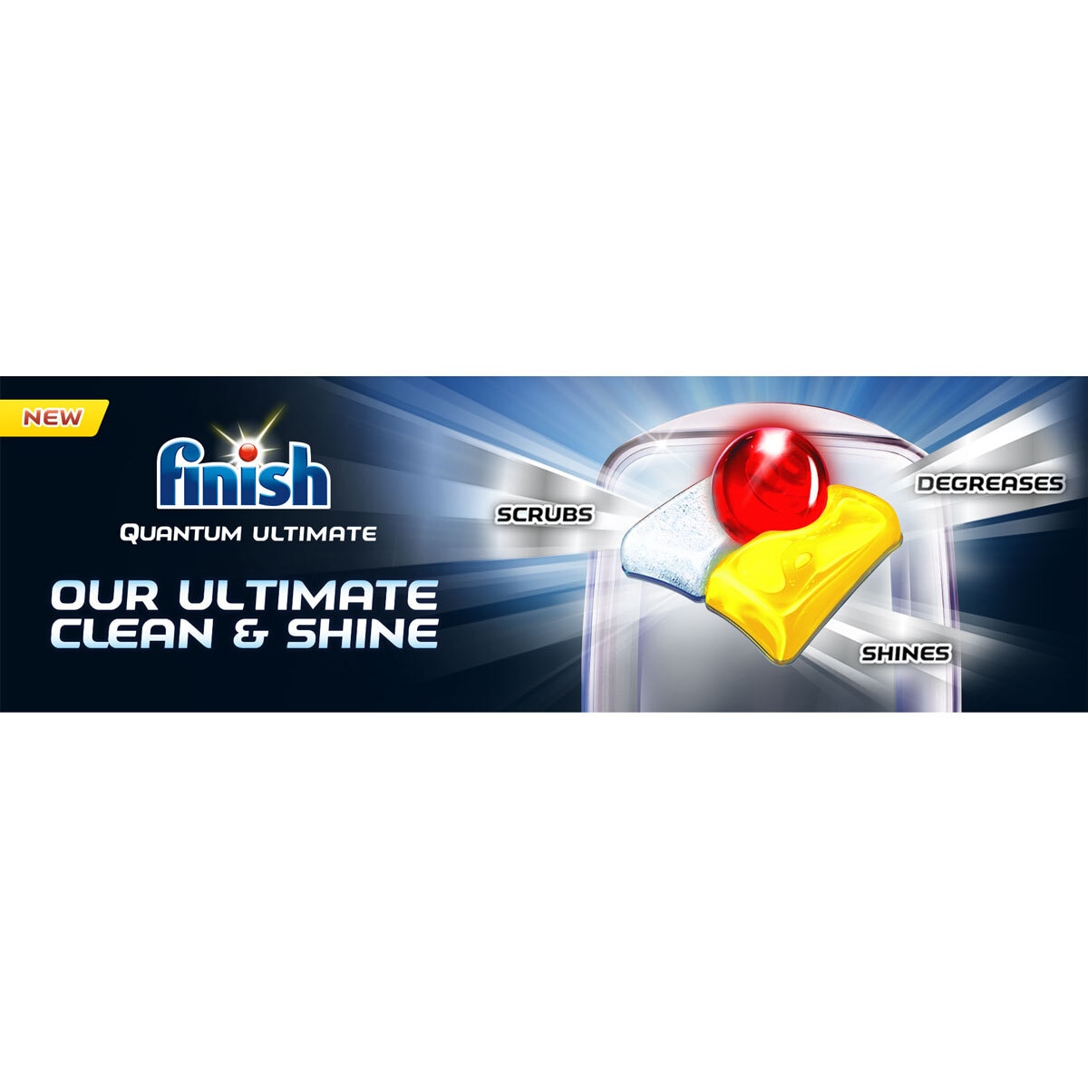 Finish Quantum Ultimate Lemon Sparkle, 2 x 70 Tablet Pack Costco UK