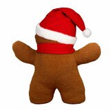 22 inch Gingerbread Plush With Red Santa hat