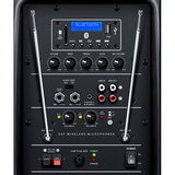 Back of KAM RZ12AP 12" Portable Bluetooth Speaker