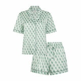 Ted Baker Ladies Satin 2 Piece PJ Set in Green