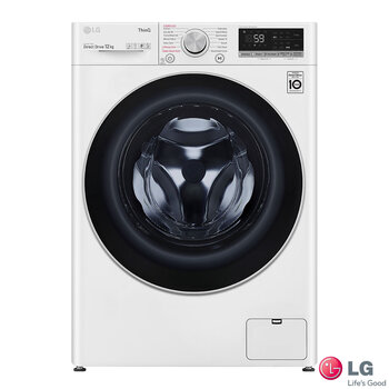 LG F4V712WTSE, 12kg, 1400rpm, Washing Machine, B Rated in White