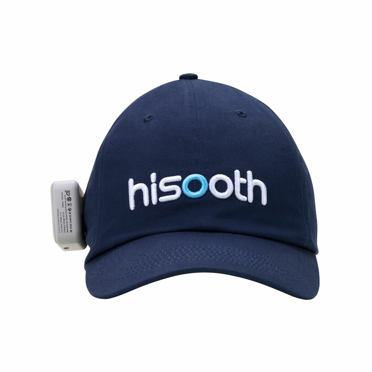 Hisooth H3 Hair Regrowth Scalp Massage Cap with LED Light in Navy Blue, size Large