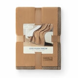 Casual Living Luxe Plush Throw in Camel, 127 x 178 cm