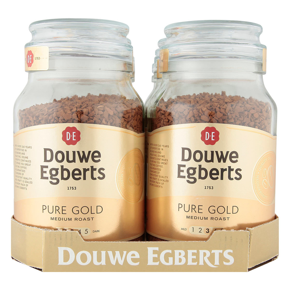 Douwe Egberts Pure Gold Instant Coffee Granules, 6 x 190g Costco UK