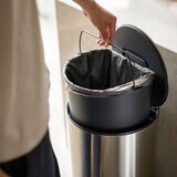 Joseph Joseph 30L Slimline Pedal Bin with Liner Pocket - Stainless Steel