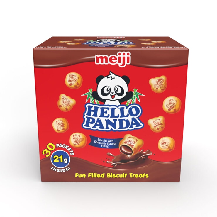 Hello Panda Chocolate Filled Biscuits, 30 x 21g Costco UK