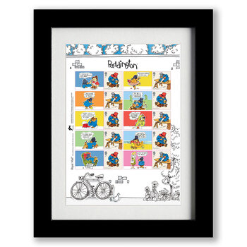 Official Paddington Framed Stamps Collectors Sheet by Royal Mail. Ready to hang gift.