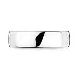 6.0mm Basic Light Court Wedding band. 18ct White Gold