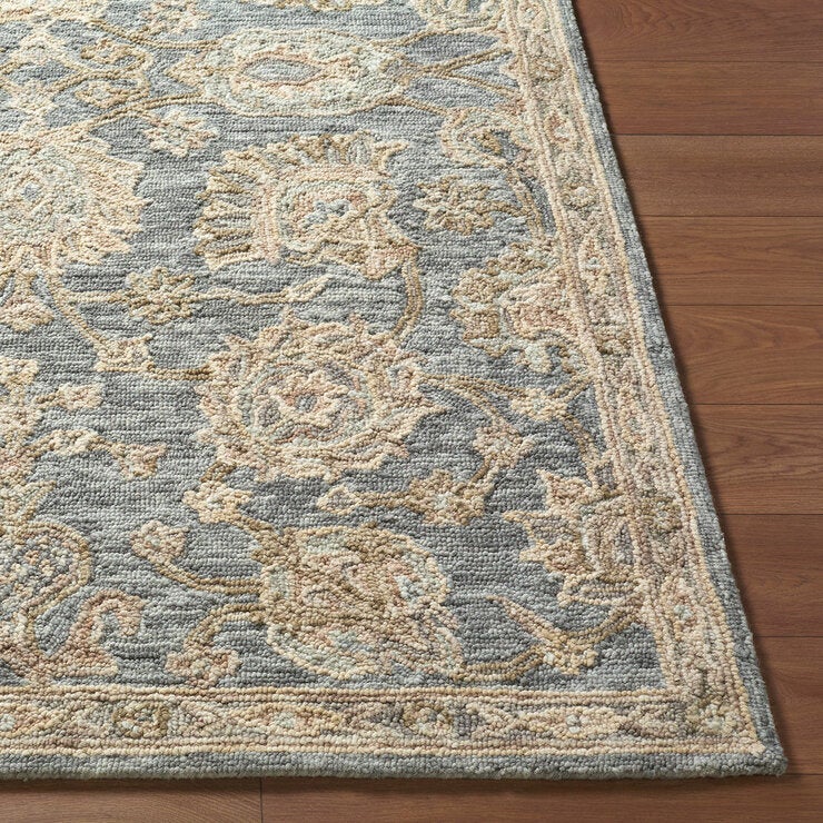 Livabliss Arnold Wool Grey Rug, In 2 Sizes