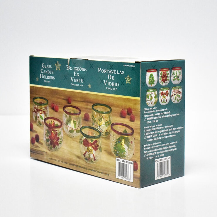 6pk Glass Candle Holder on Costco.co.uk