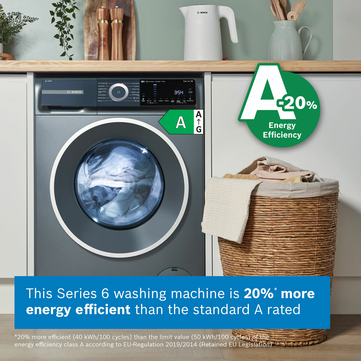 Bosch WGH254ARGB Series 6 Washing Machine,10kg Capacity, A Rated in Graphite Bosch WGH254ARGB Series 6 Washing Machine,10kg Capacity, A Rated in Graphite