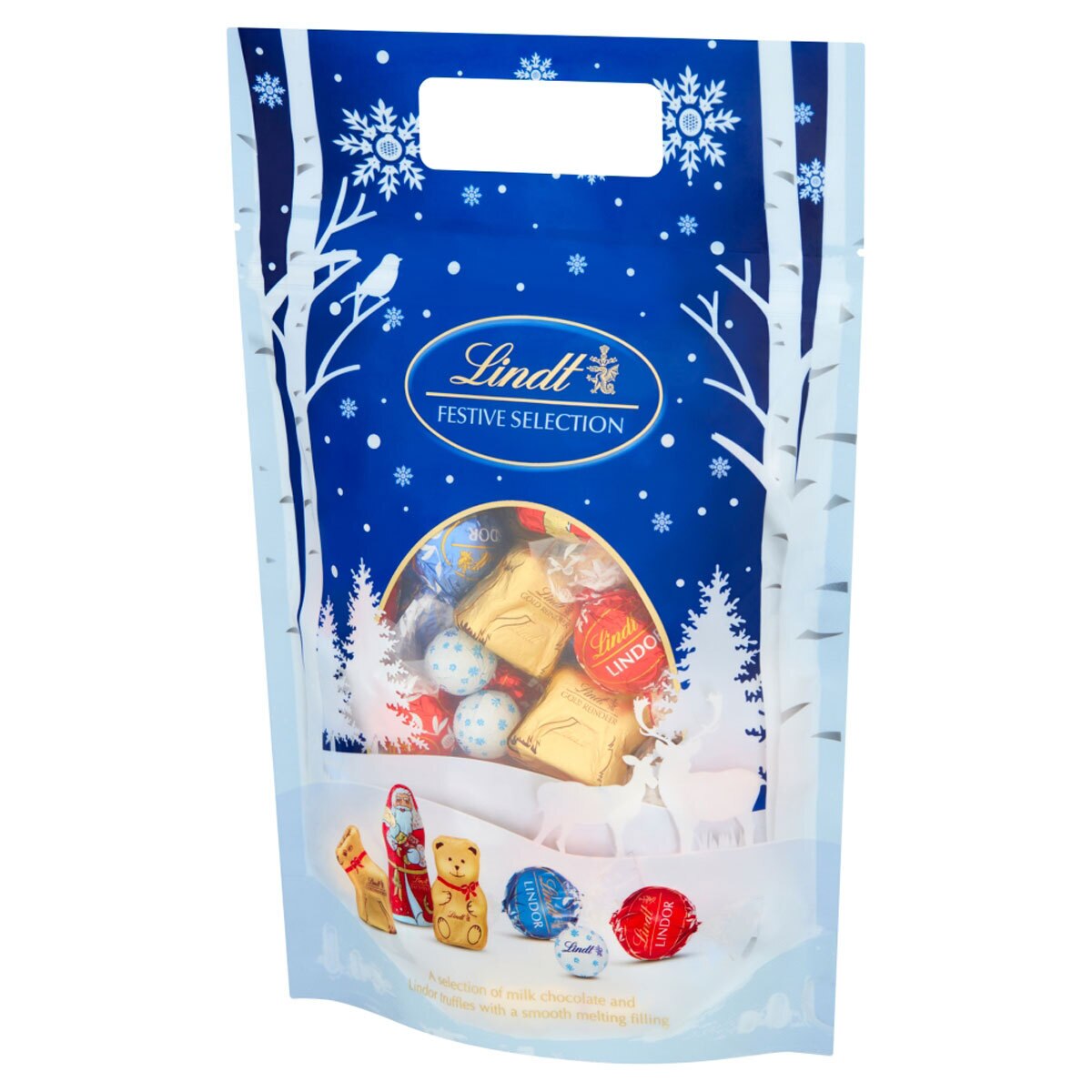 Lindt Festive Selection Pouch, 400g