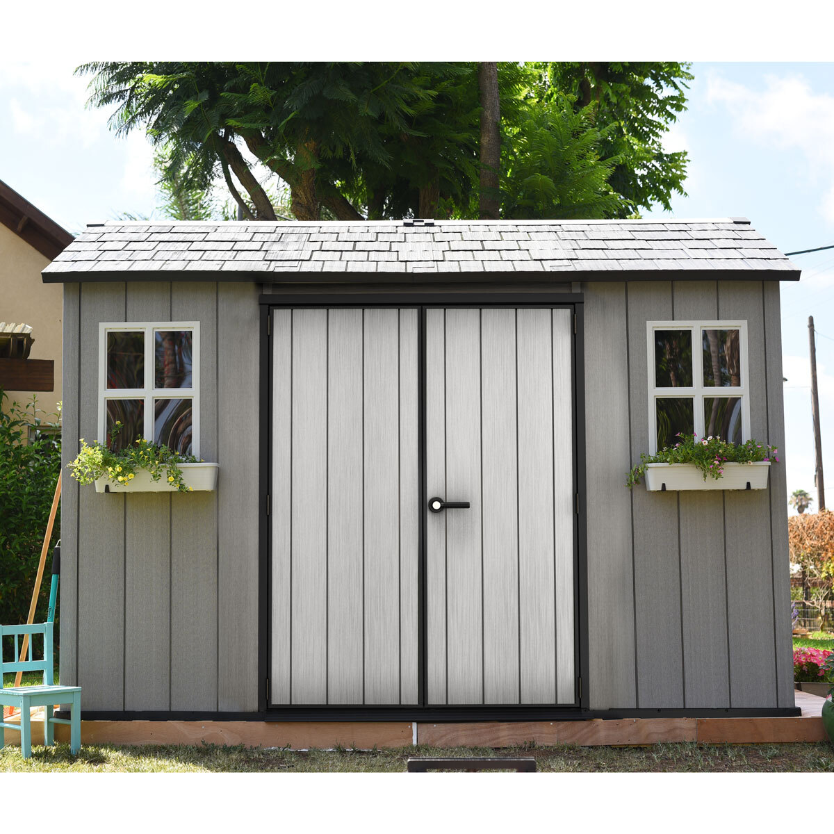 Keter Oakland My Shed 11ft x 7ft 6" (3.4 x 2.3m) Side Door Shed Costco UK
