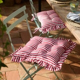 Millie Ruffle 2 Pack Indoor/Outdoor Seat Pads