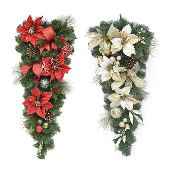 32 Inch (81.3cm) Unlit Christmas Swag 