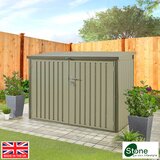 Stone Garden 6ft 5" x 2ft 11" (1.95 x 0.9m) 2,018 Litre Horizontal Storage Shed in Green