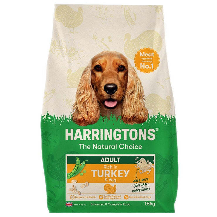Harringtons Adult Dog Complete Turkey & Veg, 18kg Harringtons Adult Dog Complete Turkey & Veg, 18kg