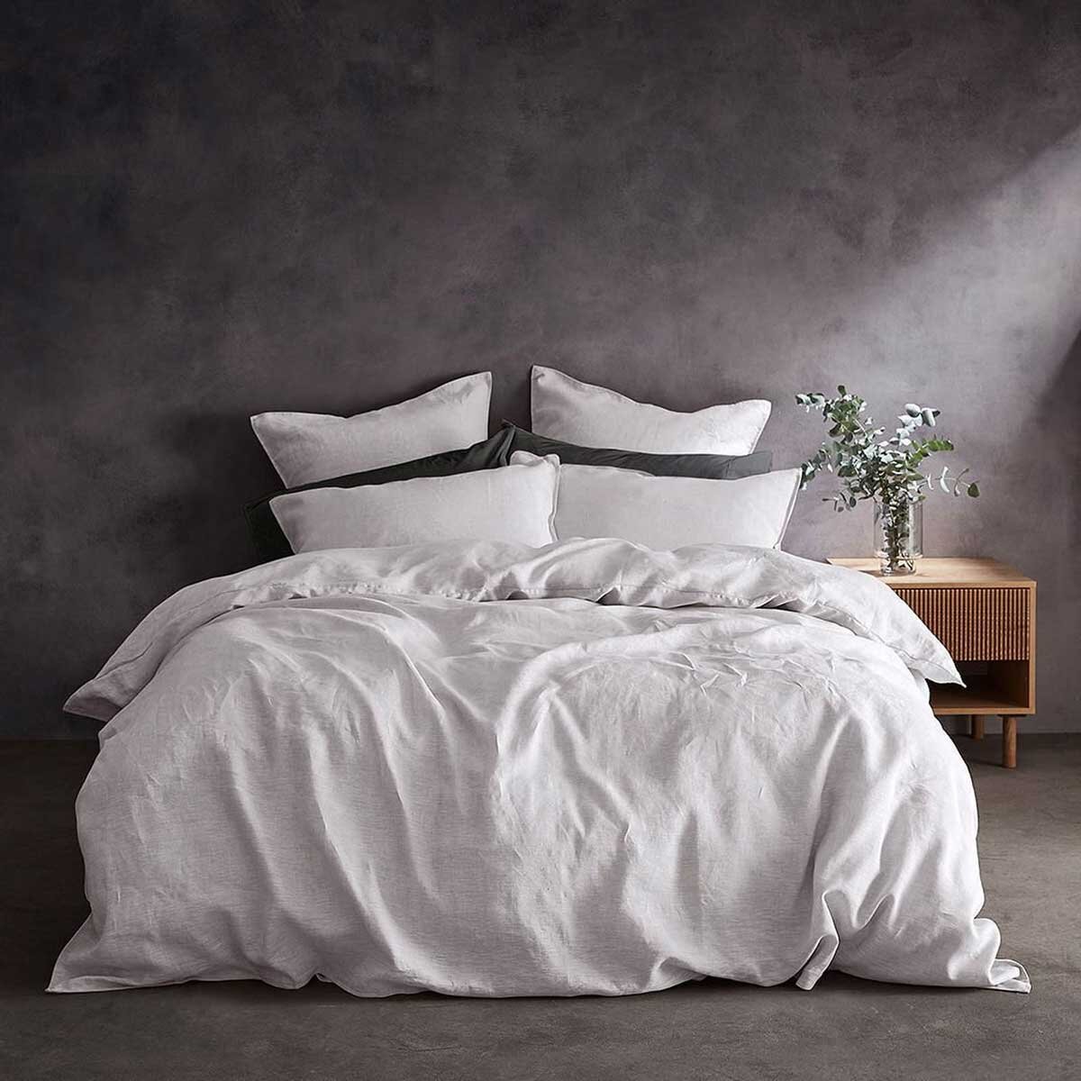 Lazy Linen 100% Washed Linen Duvet Cover & Pillowcase Set in 3 colours