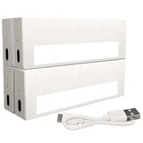 Luminus Sensor Activated Rechargeable LED Drawer Lights - 4 Pack Luminus Sensor Activated Rechargeable LED Drawer Lights - 4 Pack
