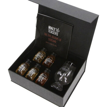 The Five Regions of Scotland Whisky Tasting Gift Set, 5 x 3cl