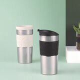 Bodum Stainless Steel Travel Mug (0.35L), 2 Pack in Two Colour Combinations