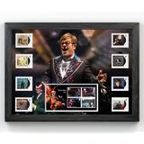 Elton John Royal Mail® Album Covers Framed Collectable Stamps - Stamps and Live Tour Souviner Sheet