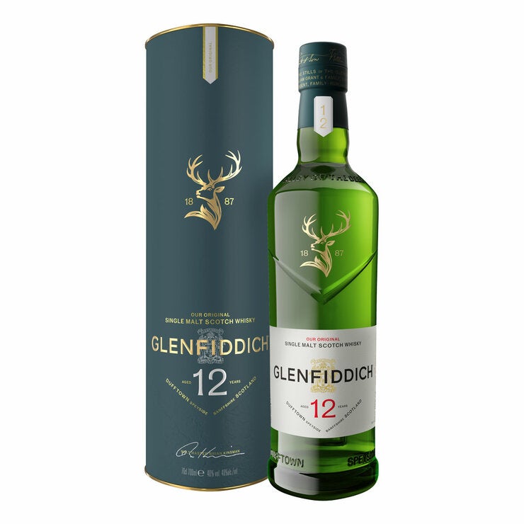 back tube image of glenfiddich 12 year old whisky back tube image of glenfiddich 12 year old whisky