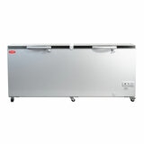 Contender FZC019 Commercial 655L Twin Lid Chest Freezer, D Rated in White