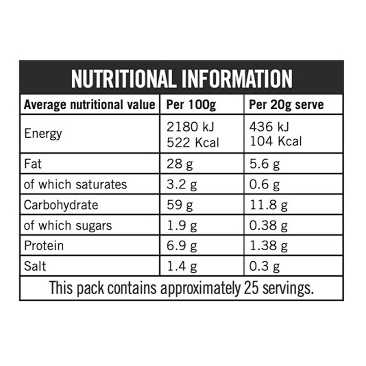 Nutritional Information