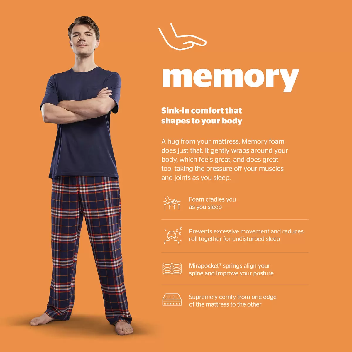 Silentnight Now 5 Zone Rolled Memory Foam Mattress in 3 Sizes Comfort Support - Picture 16 of 32