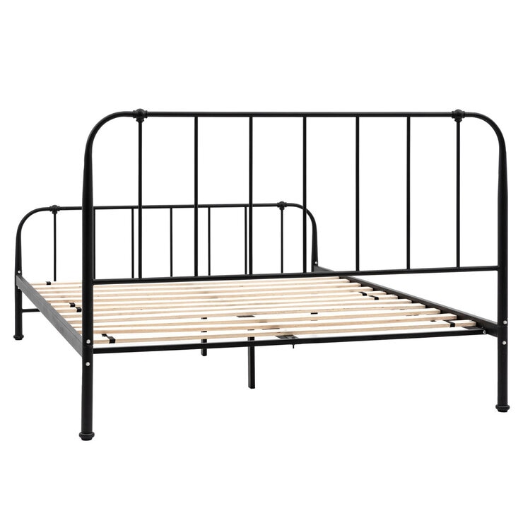 Gallery Loughton Black Metal Bed Frame, Double Gallery Loughton Black Metal Bed Frame, Double
