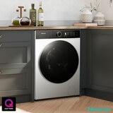 Hisense KitchenFit 5i Series WD5I1045BWQ, 10.5kg / 6kg Washer Dryer, D Rated in White