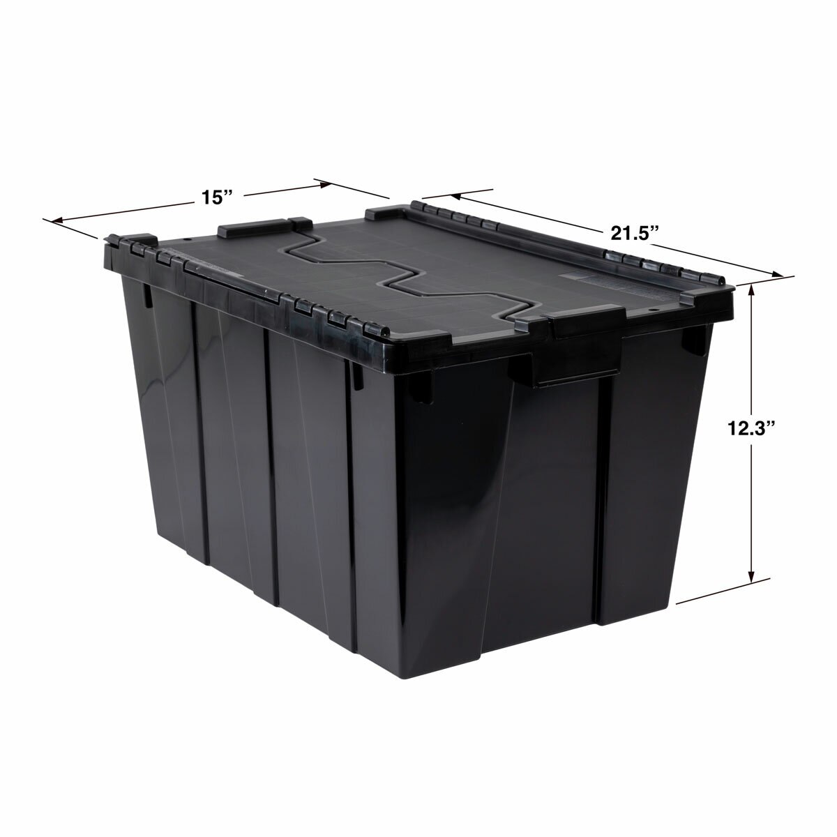 Greenmade Flip Top Storage Crate, 45L