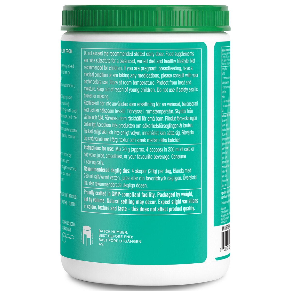 Organika Marine Collagen Powder, 600g