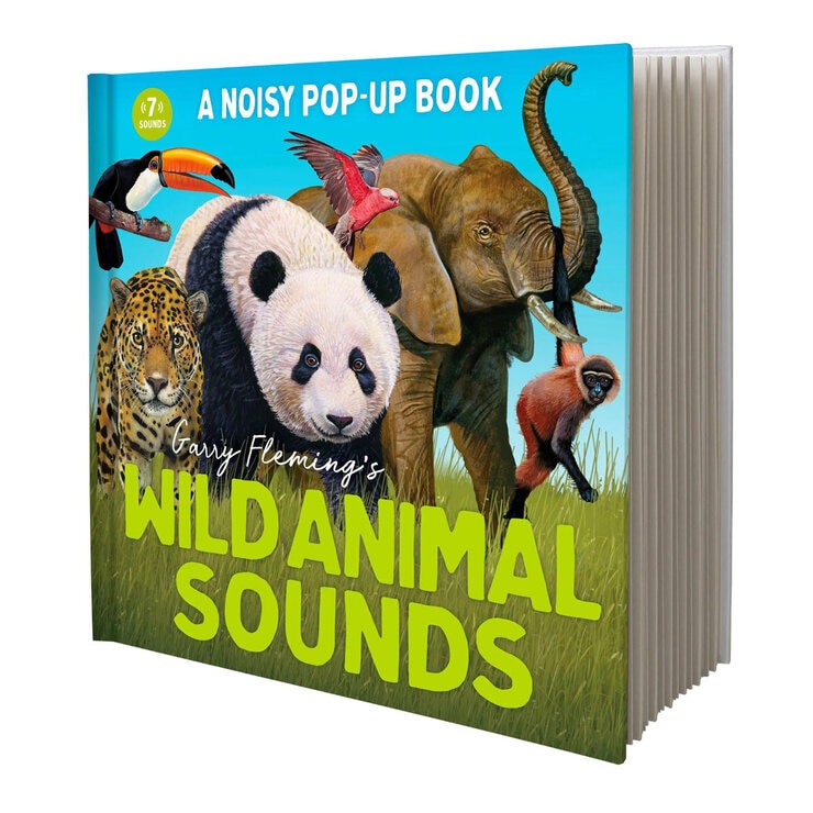 Garry Fleming Pop-Up Sound Books in 3 Options: Dinosaurs, Sea Animal and Wild Animals