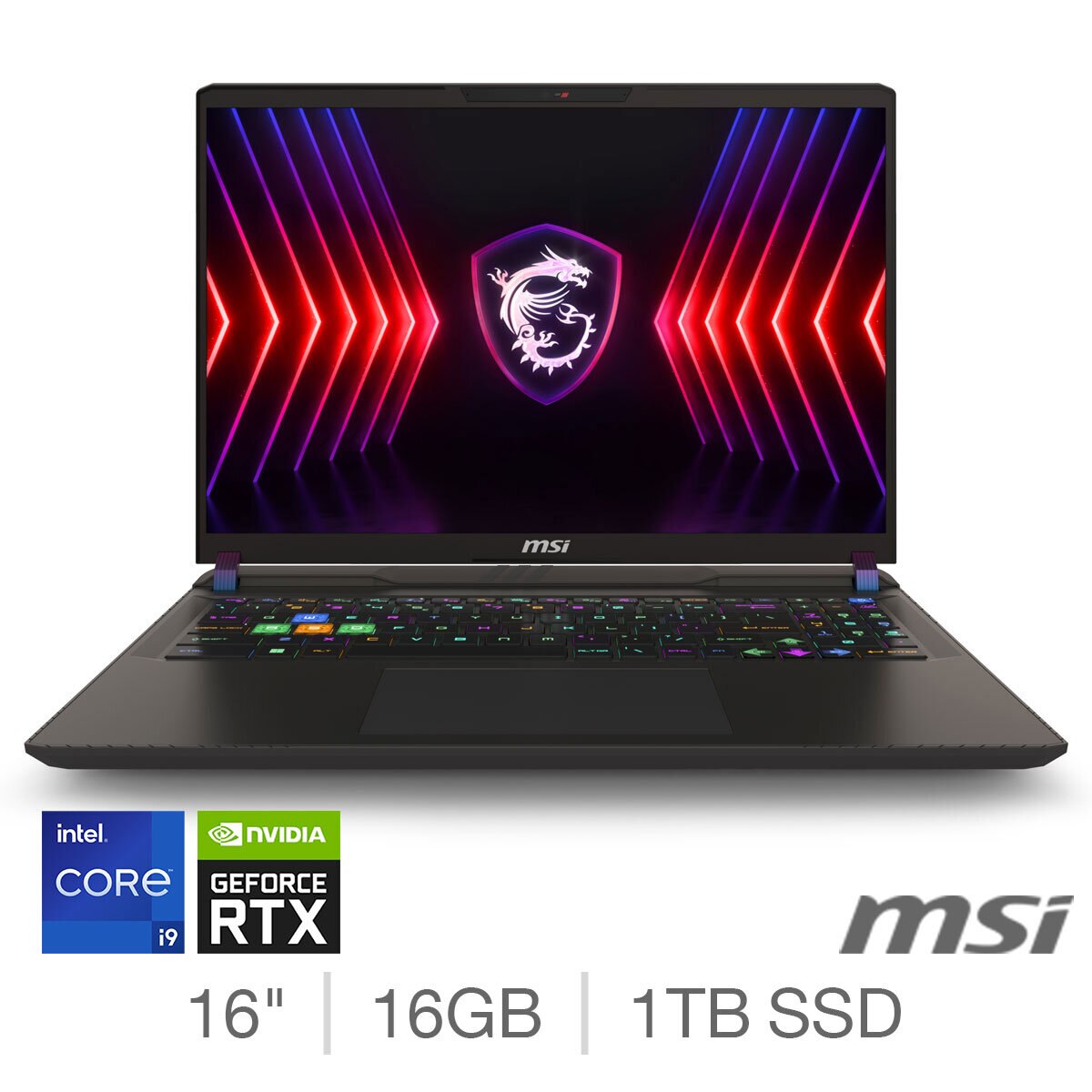 MSI Vector, Intel Core i9, 16GB RAM, 1TB SSD, NVIDIA GeFo...