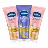 Vaseline Lotion Gluta Hya Serum Burst, 3x 200ml Vaseline Lotion Gluta Hya Serum Burst, 3x 200ml