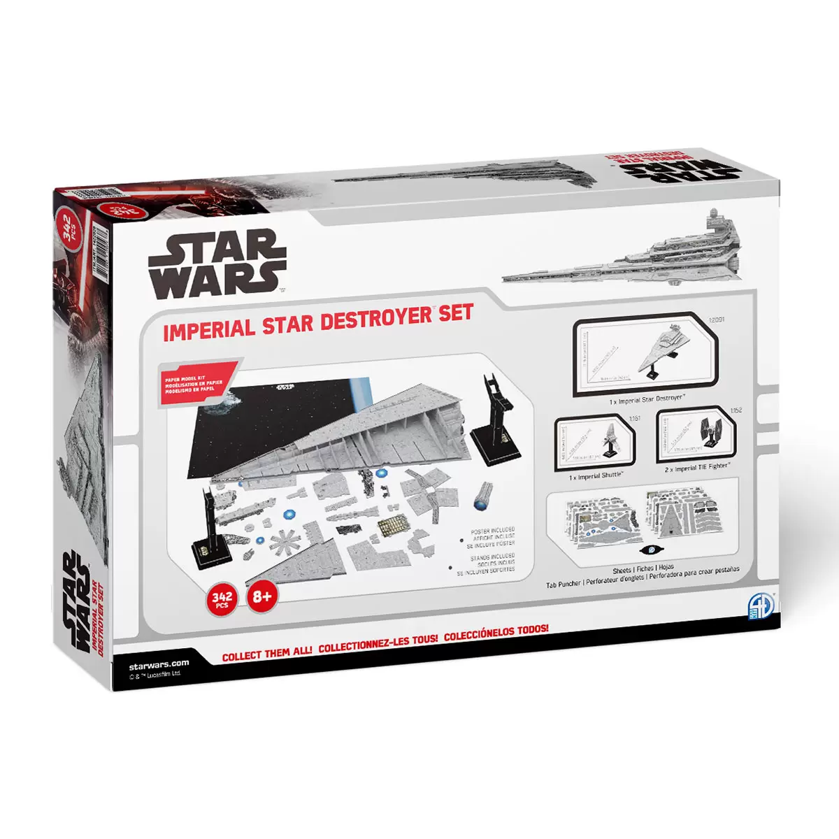 Buy Star Wars Imperial Destroyer Model Kit Back of Box Image at Costco.co.uk