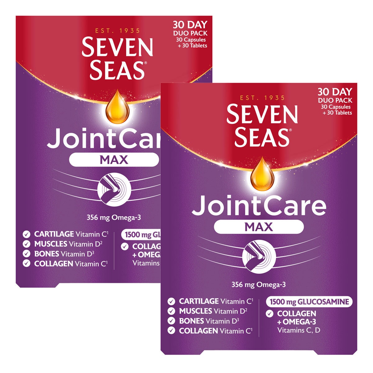 Seven Seas Joint Care Max, 2 x 60 Count