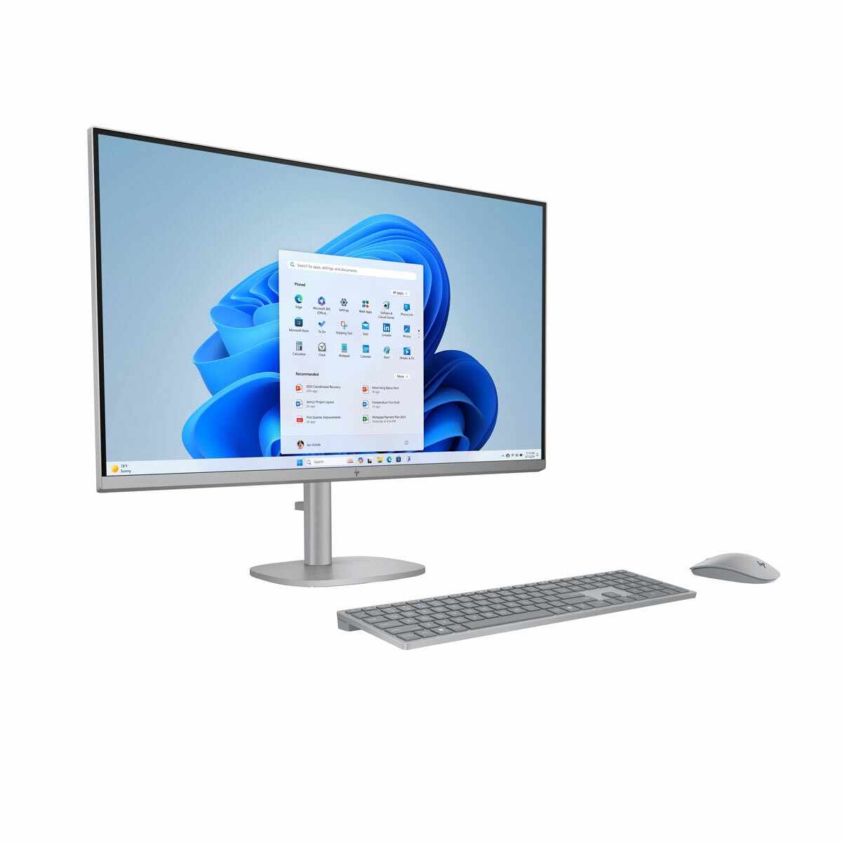 HP OmniStudio, Intel Core i7 Ultra, 16GB, 2TB SSD, 31,5 Inch All in One Desktop PC, 32-c0009na