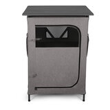 Studio image of the front of the cupboard with the door closed