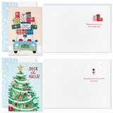 Hallmark Hand Crafted Christmas Card Assortment: Deck The Halls - 40 Pack Hallmark Hand Crafted Christmas Card Assortment: Deck The Halls - 40 Pack