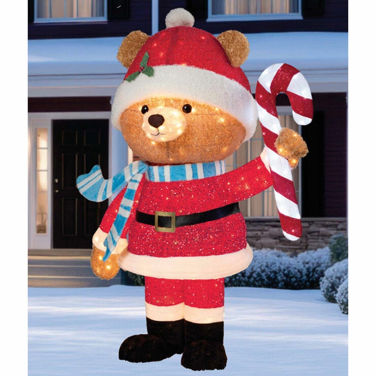 7 ft (86inch) Pop Up Santa Bear 7 ft (86inch) Pop Up Santa Bear