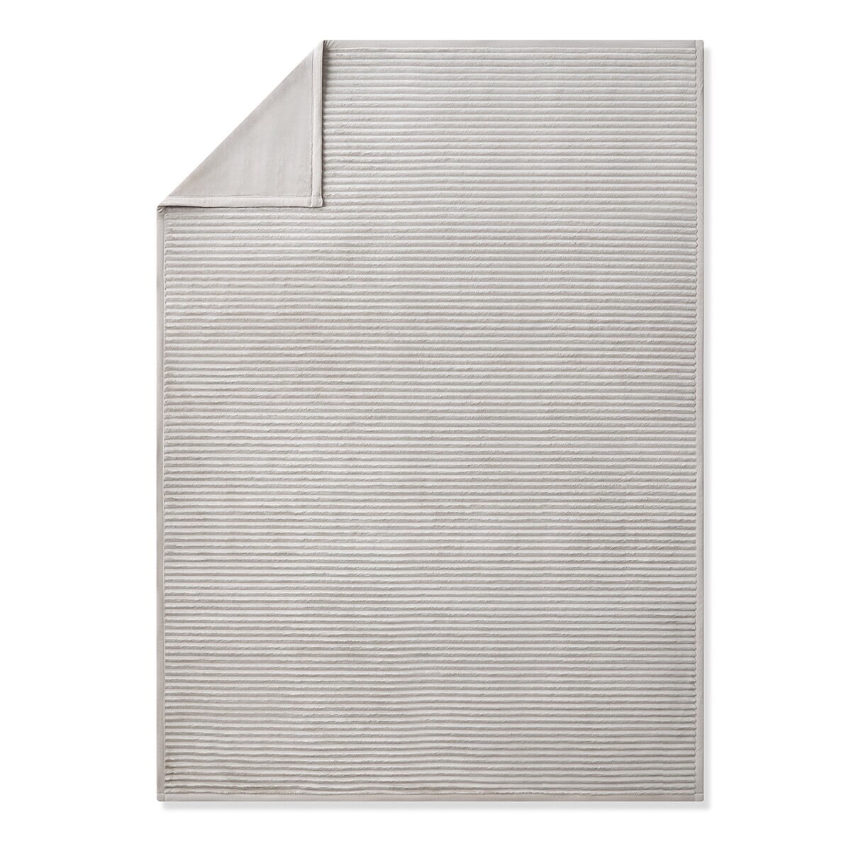 Casual Living Textured Plush Throw in Grey, 127 x 177 cm